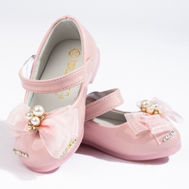 Pink ballerinas with bow Vinceza 1 Pink ballerinas with bow Vinceza 1