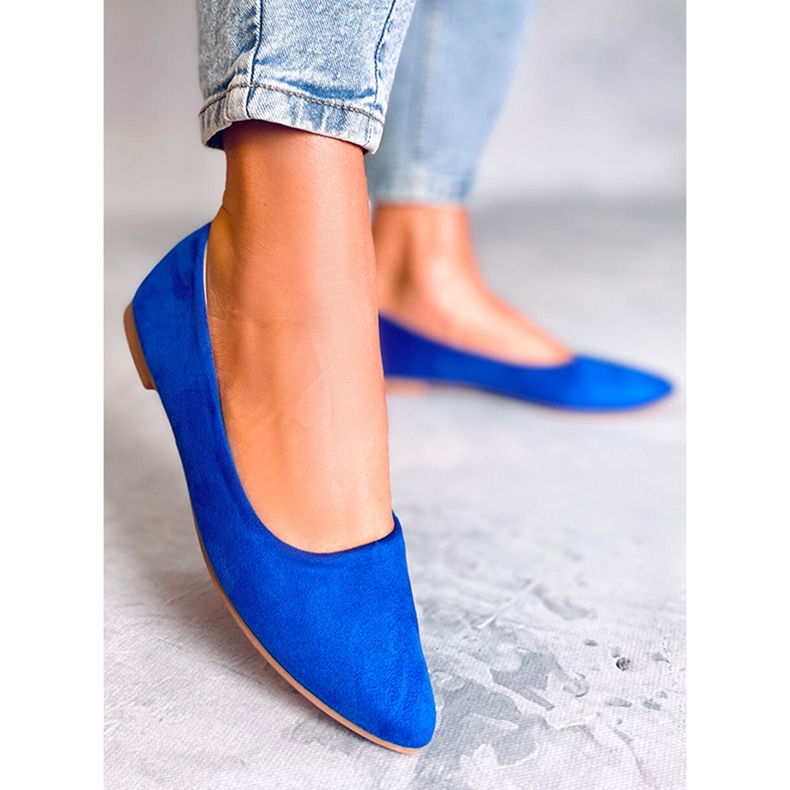 Seastar Keys Sky Blue leather insole ballerinas 1