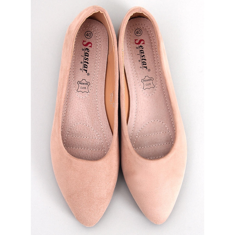Seastar Keys Khaki leather insole ballerinas beige 2