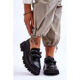 Leather Loafers Shoes Big Star LL274580 Black 1