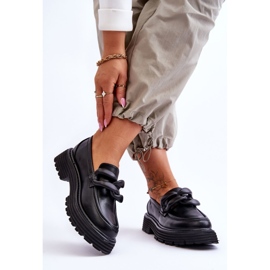 Leather Loafers Shoes Big Star LL274580 Black 2