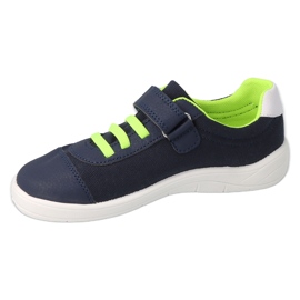 Children's sports Befado with velcro, navy blue and green 451X004 3 Children's sports Befado with velcro, navy blue and green 451X004 3