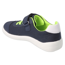 Children's sports Befado with velcro, navy blue and green 451X004 1 Children's sports Befado with velcro, navy blue and green 451X004 1