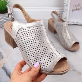 Leather comfortable sandals for women with gold Filippo DS4475 heels golden 1 Leather comfortable sandals for women with gold Filippo DS4475 heels golden 1