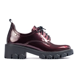 W. Potocki Lacquered women's shoes with lacing Potocki 1