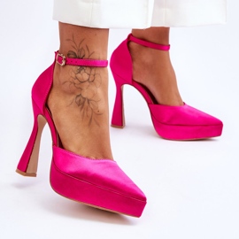 Fashionable High Heel Pumps Fuchsia Madness pink 2