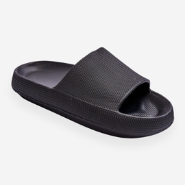 Fashionable Light Slippers On A Massive Sole Black Rebel 1