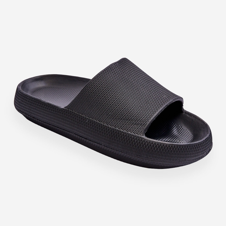 Fashionable Light Slippers On A Massive Sole Black Rebel 1
