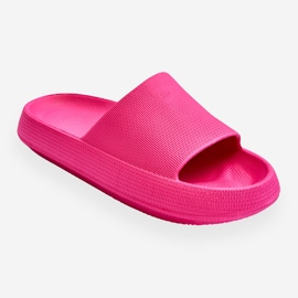 BM Fashionable Light Flip Flops On A Fuchsia Rebel Massive Sole pink 1