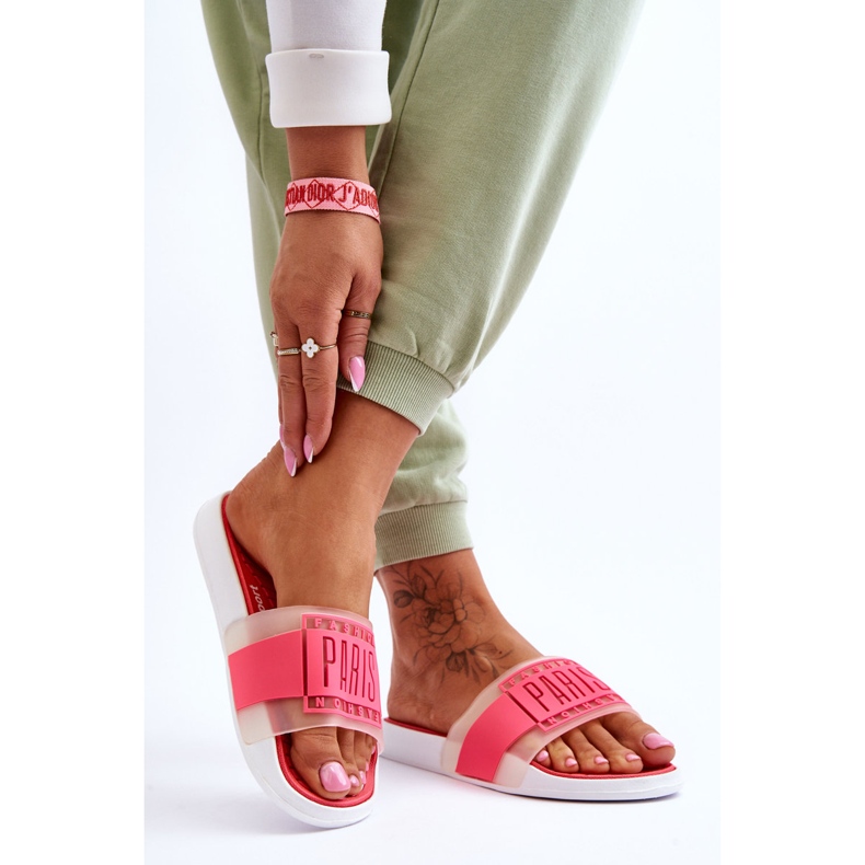 Women's Sport Slippers Neon Pink Sunrise 2 Women's Sport Slippers Neon Pink Sunrise 2