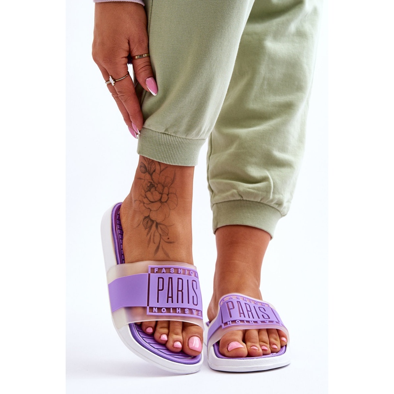 Women's Sport Slippers Purple Sunrise 1