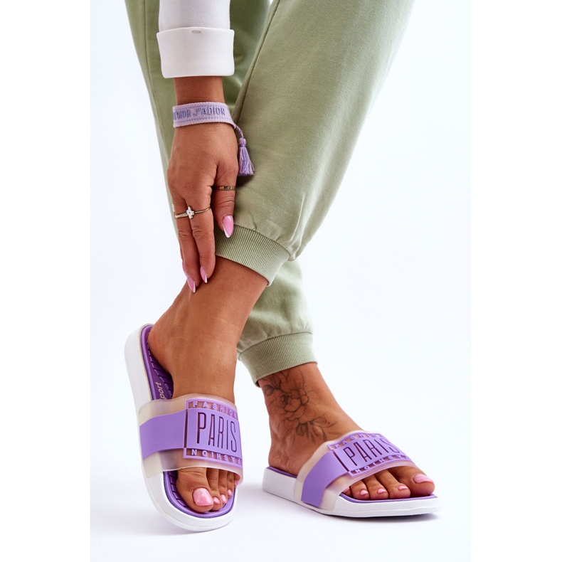 Women's Sport Slippers Purple Sunrise 2