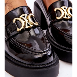 S.Barski Fashionable Pumps With Massive Heels Black Imani 4