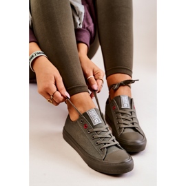 Low Sneakers Big Star JJ274004 Khaki green 1