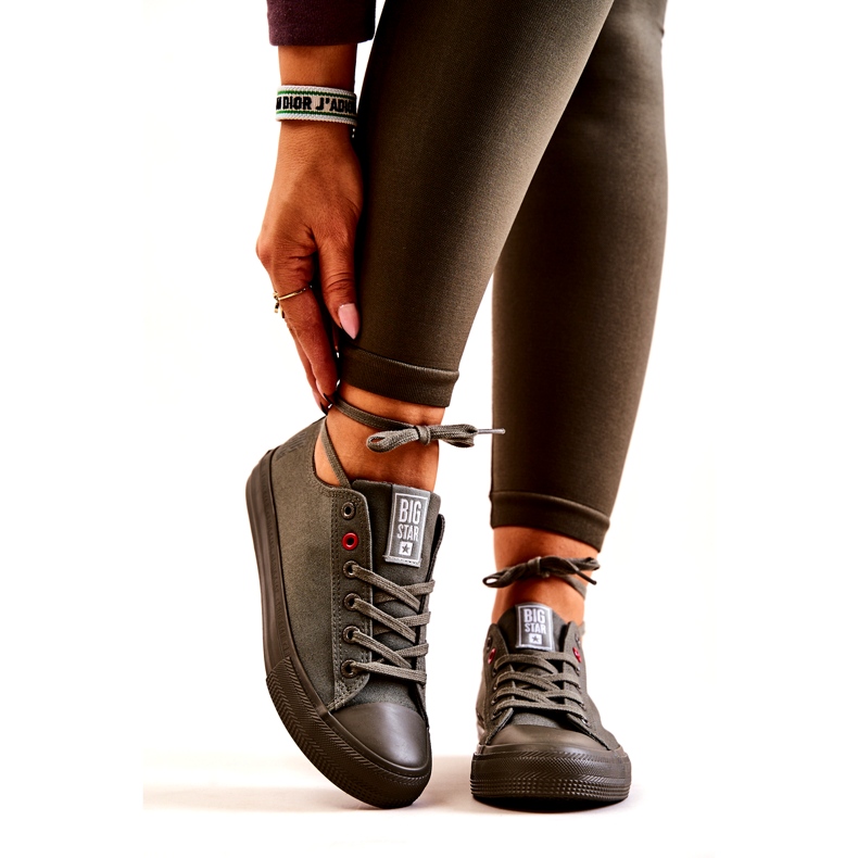 Low Sneakers Big Star JJ274004 Khaki green 2