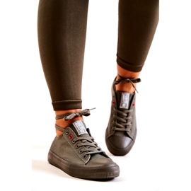 Low Sneakers Big Star JJ274004 Khaki green 5