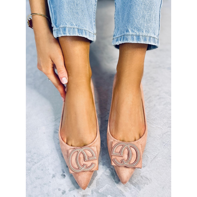 BM Ballerinas almond pink nose FM3107A Pink 2