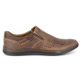 Polbut Men's Brogues 401 Summer Brown 1