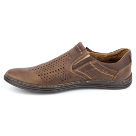 Polbut Men's Brogues 401 Summer Brown 2