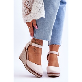 PS1 Women's Classic Wedge Sandals Beige Malani 1 PS1 Women's Classic Wedge Sandals Beige Malani 1