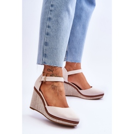 PS1 Women's Classic Wedge Sandals Beige Malani 2 PS1 Women's Classic Wedge Sandals Beige Malani 2