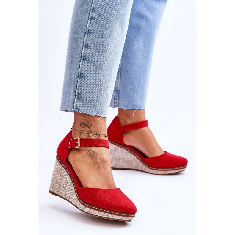 Women's Classic Wedge Sandals Red Malani 2