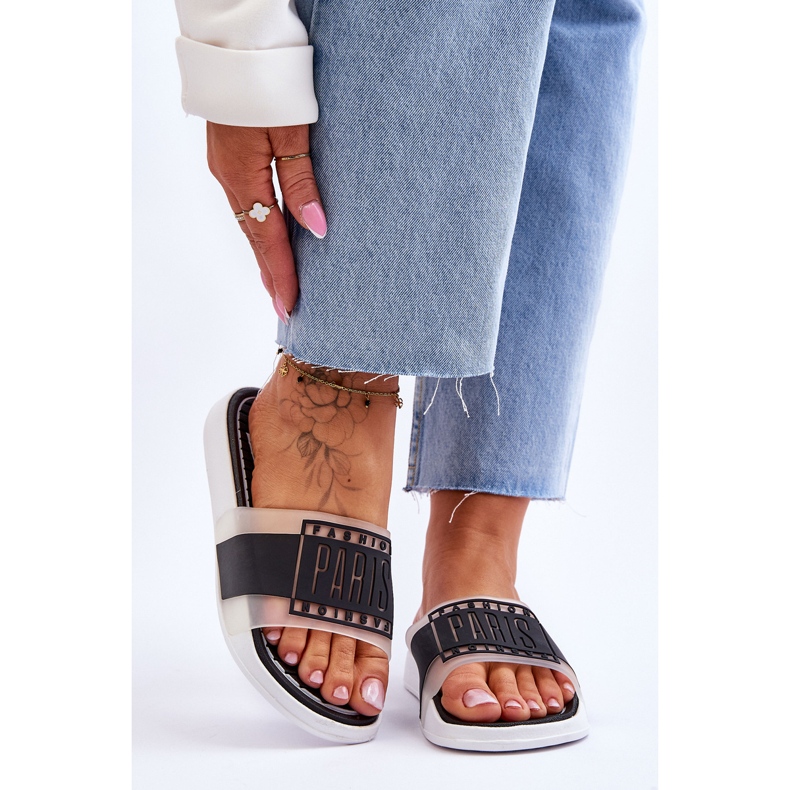 Women's Sport Slippers Black Sunrise 1