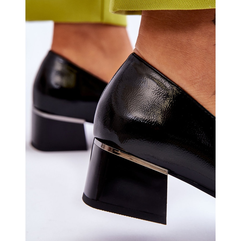 Vinceza Fashionable Patent Leather Pumps With A Decorative Bow Shira Black 4 Vinceza Fashionable Patent Leather Pumps With A Decorative Bow Shira Black 4