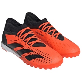 Adidas Predator Accuracy.3 Tf M GW4638 football shoes orange oranges and reds 1