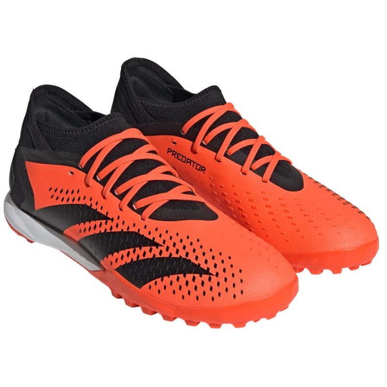 Adidas Predator Accuracy.3 Tf M GW4638 football shoes orange oranges and reds 1