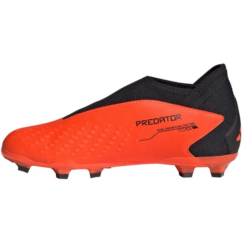 Adidas Predator Accuracy.3 Fg Ll Jr GW4607 soccer shoes orange oranges and reds 1