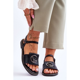 Women's Classic Sandals S.Barski KV-2775-45 Black 1