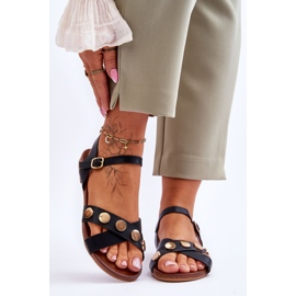 Flat Sandals S.Barski KV-5541-35 Black 1