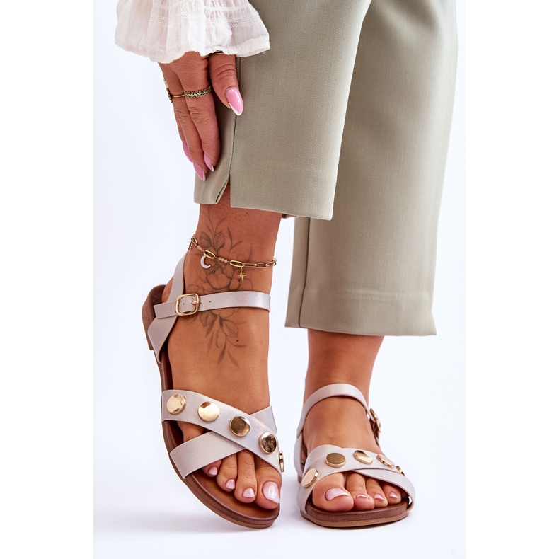 Flat Sandals S.Barski KV-5541-35 Nude beige 1