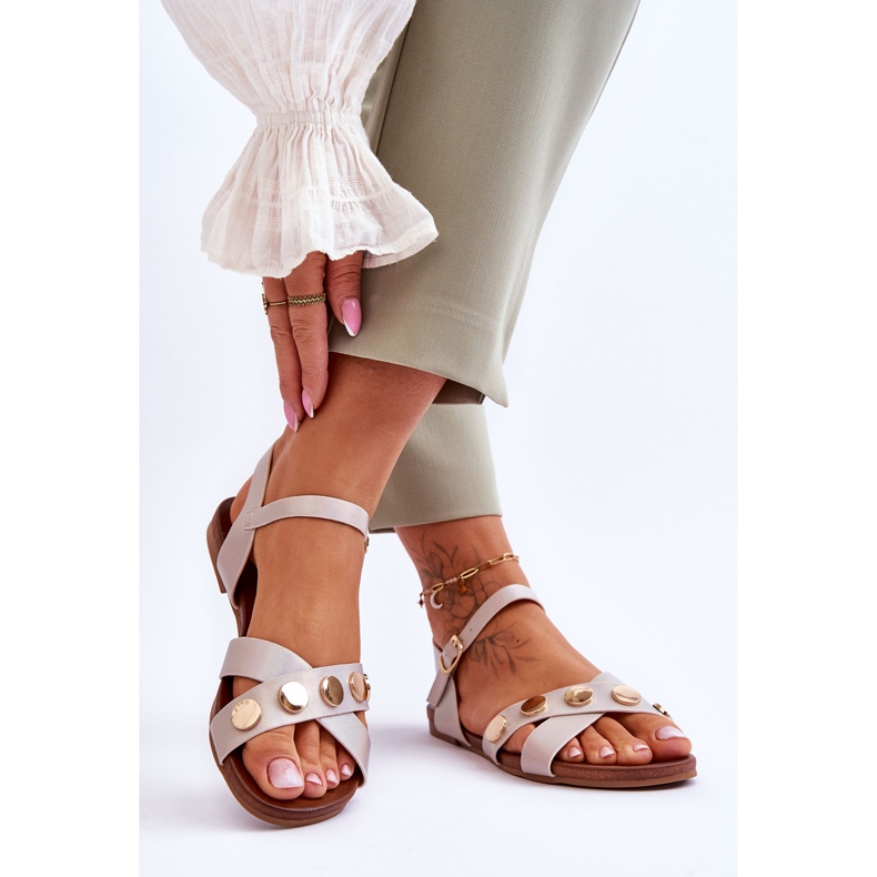 Flat Sandals S.Barski KV-5541-35 Nude beige 2