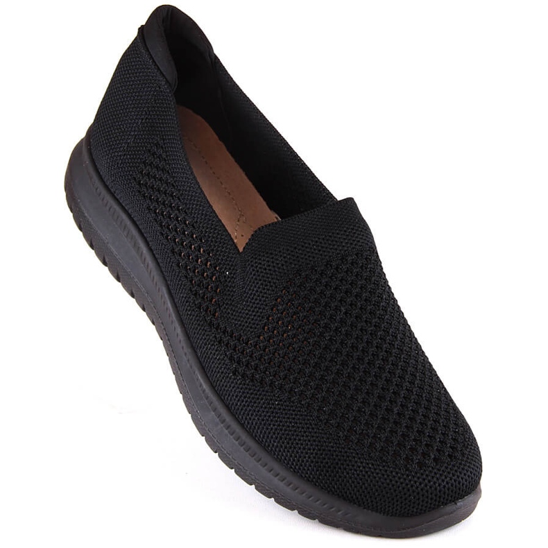 Atletico Women's comfortable sports slip-on shoes black Ladies Style 1