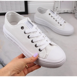 Women's sneakers on the platform white Big Star LL274A177 2