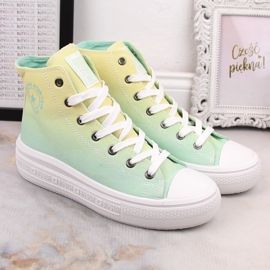 Women's sneakers on the platform multicolor Big Star LL274A190 multicolored 2