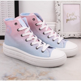 Women's sneakers on the platform ombre Big Star LL274A191 multicolored 2