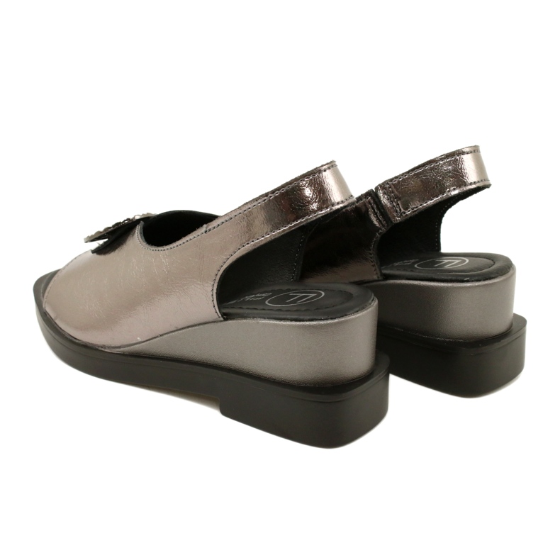 Wedge Sandals Gun Metal Filippo DS4469/23 brown 5