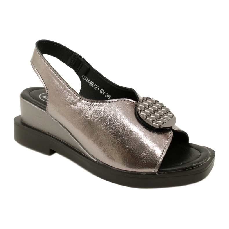 Wedge Sandals Gun Metal Filippo DS4469/23 brown 1