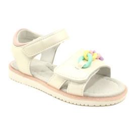 Evento Girls' Sandals With Chain Miss 23DZ23-5888 beige 1