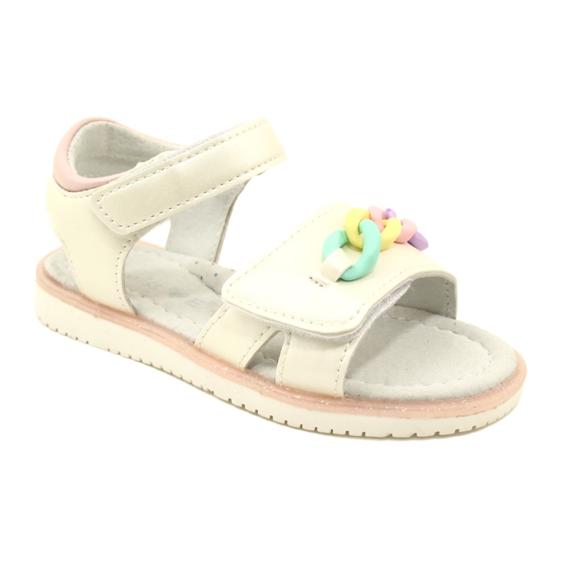 Evento Girls' Sandals With Chain Miss 23DZ23-5888 beige 1