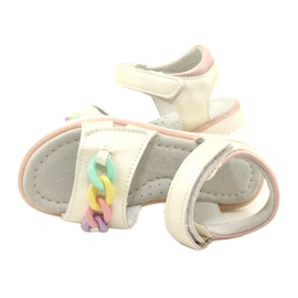 Evento Girls' Sandals With Chain Miss 23DZ23-5888 beige 5