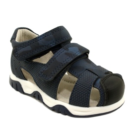 Evento Miss Boys' Velcro Sandals, Navy Blue 23DZ23-5909 1