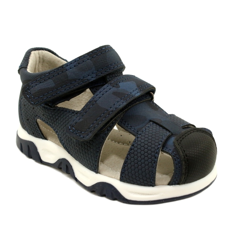 Evento Miss Boys' Velcro Sandals, Navy Blue 23DZ23-5909 1