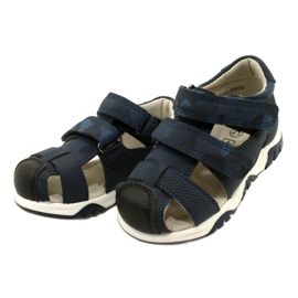Evento Miss Boys' Velcro Sandals, Navy Blue 23DZ23-5909 3