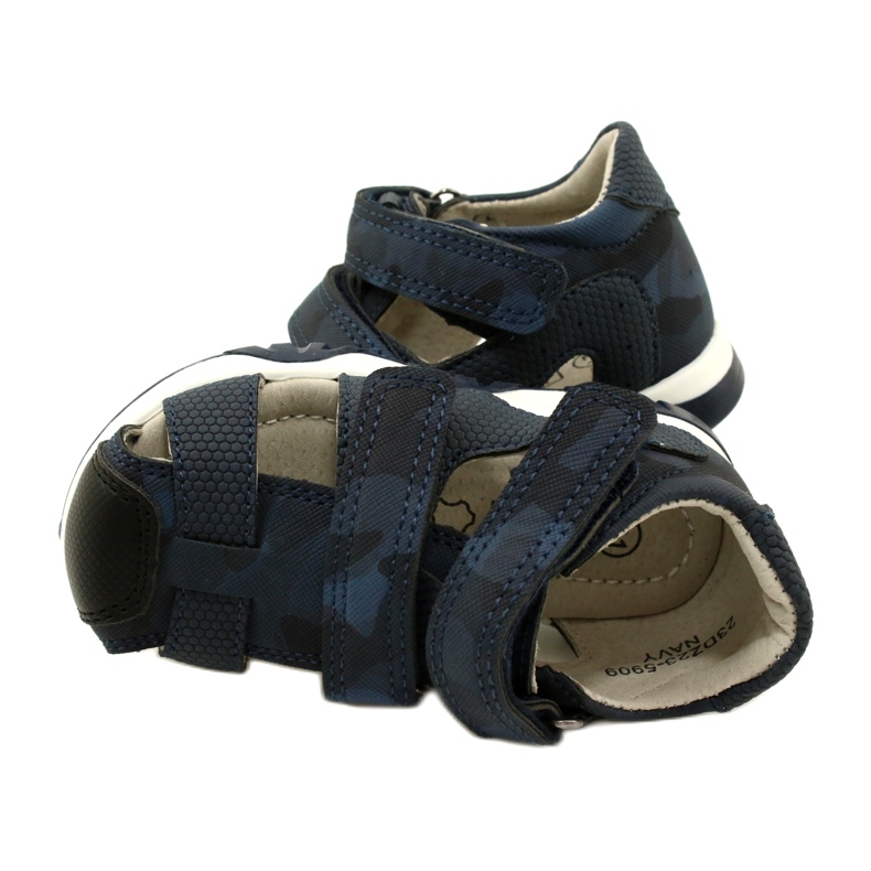 Evento Miss Boys' Velcro Sandals, Navy Blue 23DZ23-5909 6