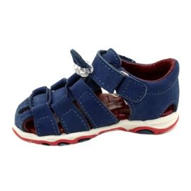 Leather sandals boys Mazurek 1364 navy blue 2 Leather sandals boys Mazurek 1364 navy blue 2