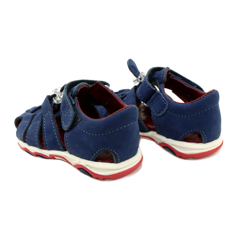 Leather sandals boys Mazurek 1364 navy blue 5 Leather sandals boys Mazurek 1364 navy blue 5